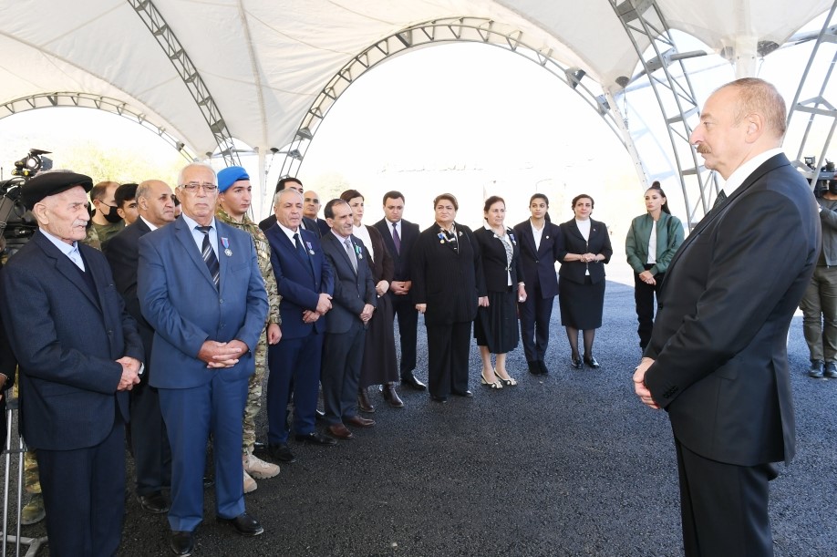 Prezident İlham Əliyev və birinci xanım Mehriban Əliyeva Qubadlı rayonunda səfərdə olublar